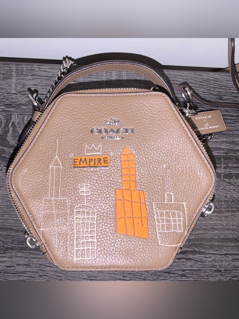 Coach x MICHEL JEAN BASQUIAT crossbody bag